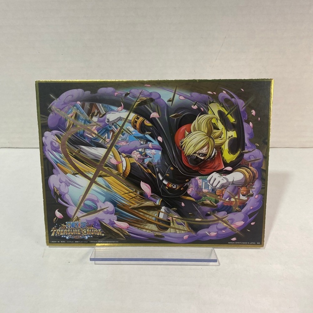 Bandai Art Shikishi One Piece Treasure Cruise Vol. 2 O-Soba Mask Sanji Board
